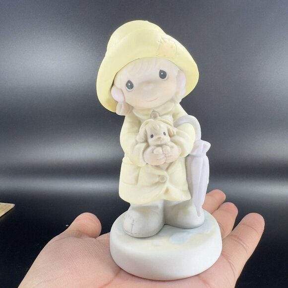 1992 Precious Moments AN EVENT FOR ALL SEASONS Ceramic Porcelain Figurine VTG - Picture 10 of 10